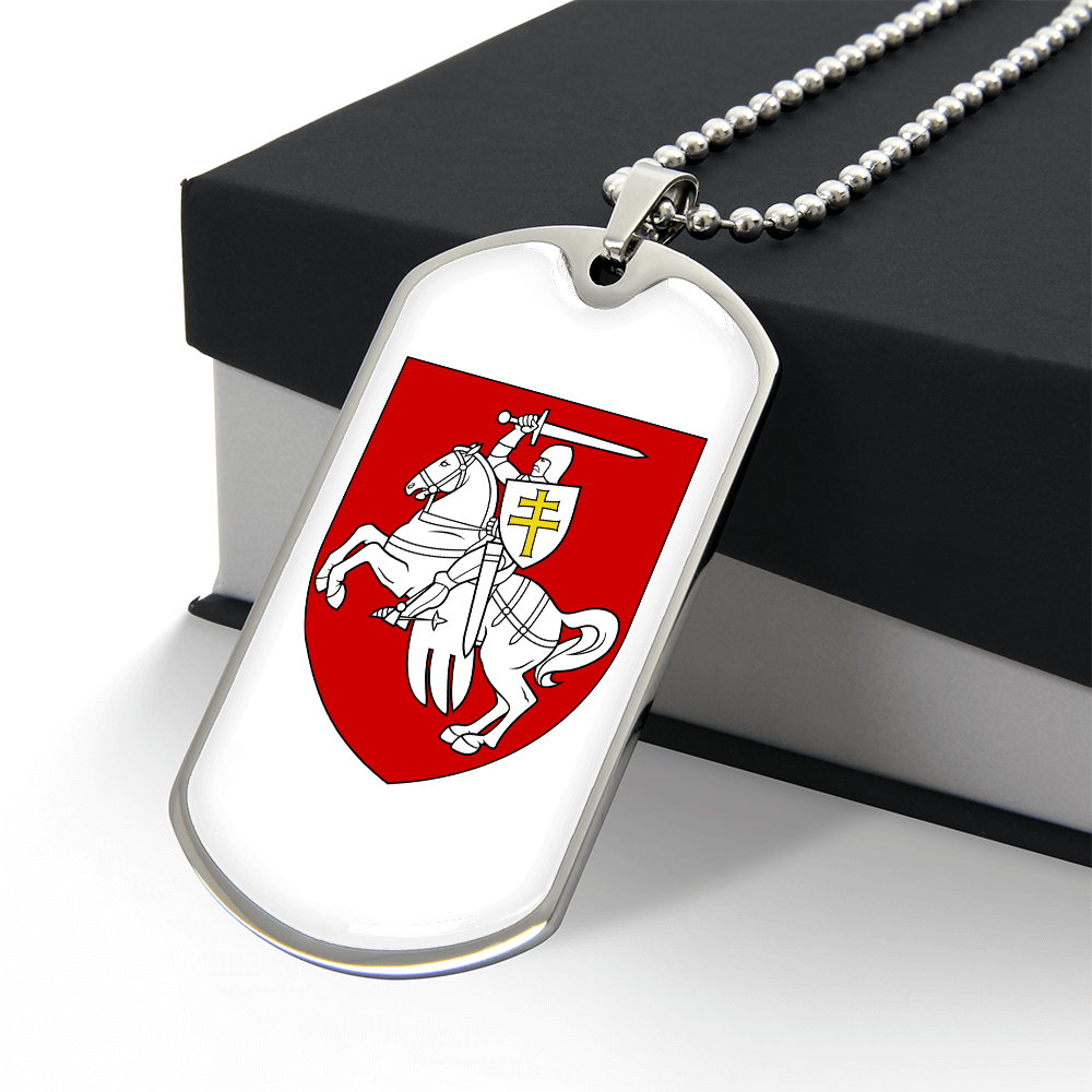 Pahonia (Belarus) v2 - Luxury Dog Tag Necklace