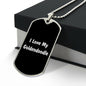 Love My Goldendoodle v6 - Luxury Dog Tag Necklace