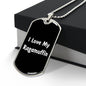 Love My Ragamuffin v3 - Luxury Dog Tag Necklace
