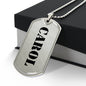 Carol - Luxury Dog Tag Necklace