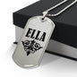 Ella v01a - Luxury Dog Tag Necklace