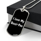 Love My Bossi-Poo v6 - Luxury Dog Tag Necklace