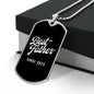 Best Father Since 2023 v2 - Luxury Dog Tag Necklace