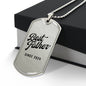 Best Father Since 2024 - Luxury Dog Tag Necklace