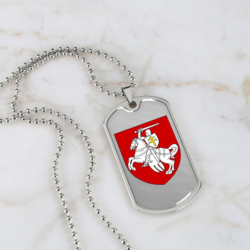Pahonia (Belarus) - Luxury Dog Tag Necklace