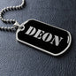 Deon v2 - Luxury Dog Tag Necklace