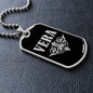 Vera v02a - Luxury Dog Tag Necklace
