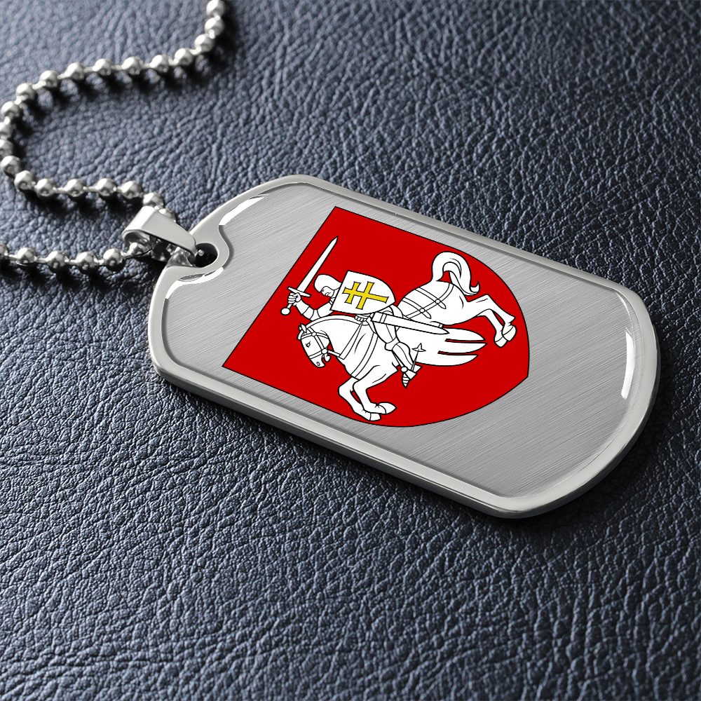 Pahonia (Belarus) - Luxury Dog Tag Necklace