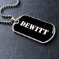 Dewitt v3 - Luxury Dog Tag Necklace