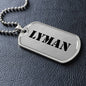 Lyman - Luxury Dog Tag Necklace