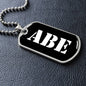 Abe v3 - Luxury Dog Tag Necklace