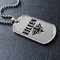 Eileen v01a - Luxury Dog Tag Necklace