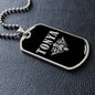 Tonya v02a - Luxury Dog Tag Necklace