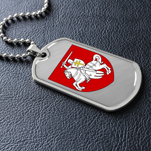 Pahonia (Belarus) - Luxury Dog Tag Necklace