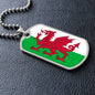 Welsh Flag - Luxury Dog Tag Necklace
