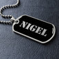 Nigel v2 - Luxury Dog Tag Necklace