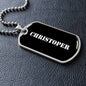 Christoper v3 - Luxury Dog Tag Necklace