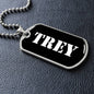 Trey v3 - Luxury Dog Tag Necklace