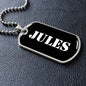 Jules v3 - Luxury Dog Tag Necklace