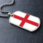 English Flag - Luxury Dog Tag Necklace