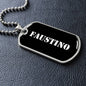 Faustino v3 - Luxury Dog Tag Necklace