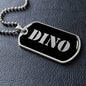 Dino v2 - Luxury Dog Tag Necklace