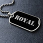 Royal v2 - Luxury Dog Tag Necklace
