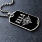 Ella v02a - Luxury Dog Tag Necklace