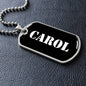 Carol v3 - Luxury Dog Tag Necklace
