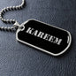 Kareem v2 - Luxury Dog Tag Necklace