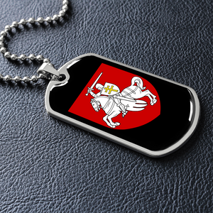 Pahonia (Belarus) v3 - Luxury Dog Tag Necklace