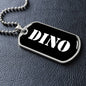 Dino v3 - Luxury Dog Tag Necklace