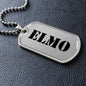 Elmo - Luxury Dog Tag Necklace