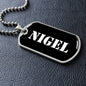 Nigel v3 - Luxury Dog Tag Necklace