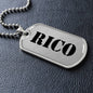 Rico - Luxury Dog Tag Necklace