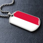 Polish Flag - Luxury Dog Tag Necklace