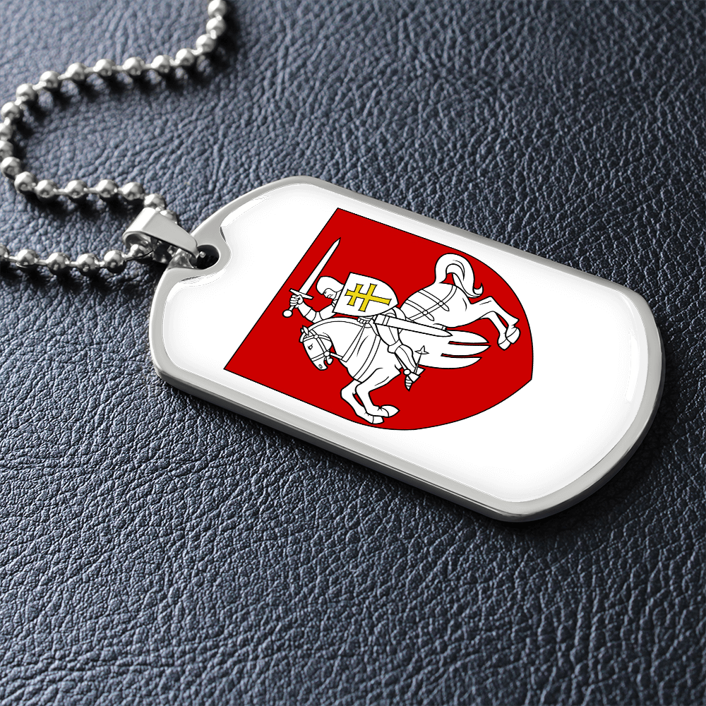Pahonia (Belarus) v2 - Luxury Dog Tag Necklace