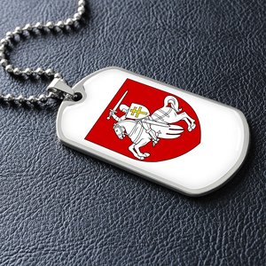 Pahonia (Belarus) v2 - Luxury Dog Tag Necklace