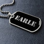 Earle v2 - Luxury Dog Tag Necklace