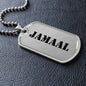 Jamaal - Luxury Dog Tag Necklace