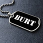Burt v3 - Luxury Dog Tag Necklace