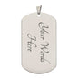 Edwin v3 - 18k Gold Finished Luxury Dog Tag Necklace