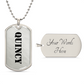 Quincy - Luxury Dog Tag Necklace