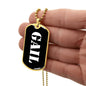 Gail v3 - 18k Gold Finished Luxury Dog Tag Necklace