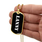 Lanny v3 - 18k Gold Finished Luxury Dog Tag Necklace