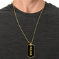 Wilton v2 - 18k Gold Finished Luxury Dog Tag Necklace