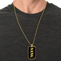 Sang v2 - 18k Gold Finished Luxury Dog Tag Necklace