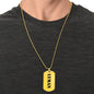 Lyman - 18k Gold Finished Luxury Dog Tag Necklace