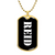 Reid v3 - 18k Gold Finished Luxury Dog Tag Necklace