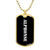 Alphonse v3 - 18k Gold Finished Luxury Dog Tag Necklace